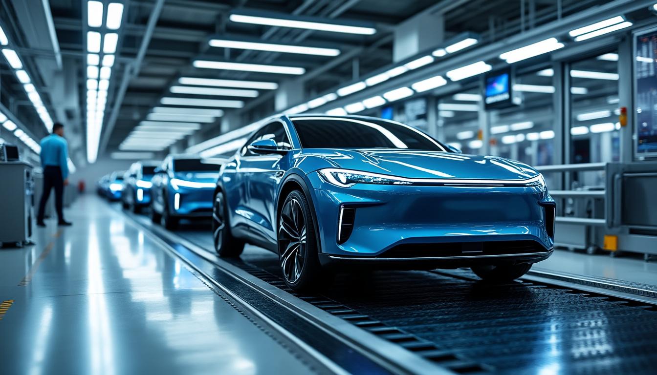 découvrez le lancement de la production du nouveau suv électrique, fruit de la collaboration innovante entre volkswagen et xpeng, alliant technologie avancée et design moderne.