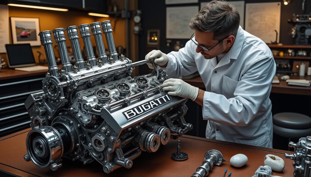 découvrez les secrets fascinants de la restauration d'une bugatti veyron, un travail minutieux digne d'un horloger automobile alliant précision et passion.