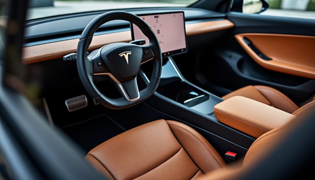 découvrez la nouvelle teinte intérieure exclusive de la tesla model y dévoilée en chine, alliant élégance et innovation pour une expérience unique.