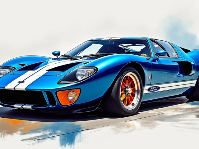 Les secrets pour dessiner une Ford GT40 comme un pro