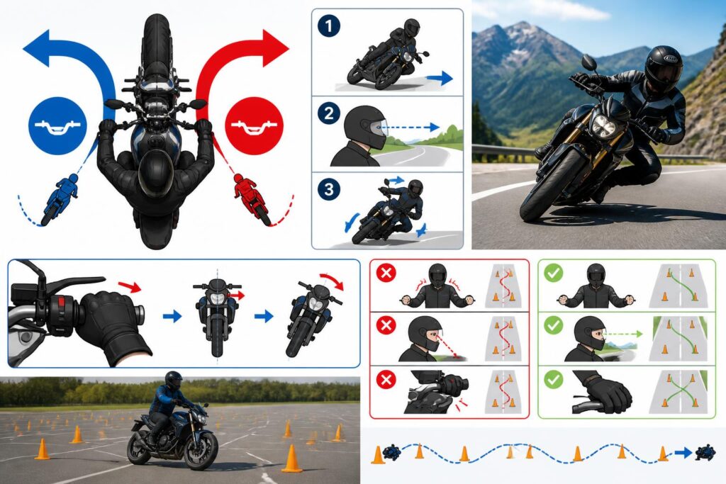 découvrez comment maîtriser la technique du contre-braquage à moto pour améliorer votre sécurité et votre contrôle lors des virages.
