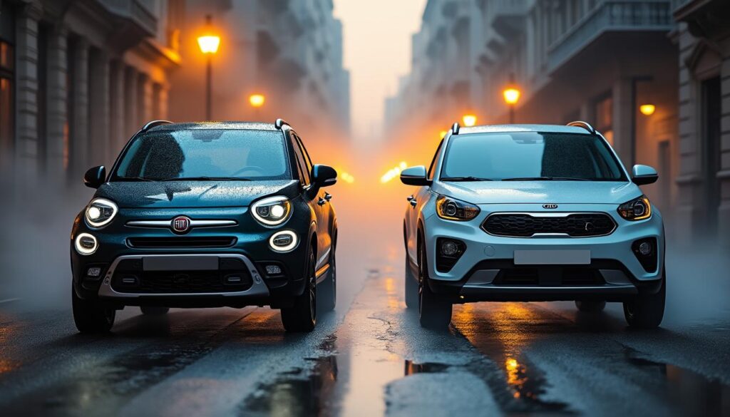 découvrez le duel hybride entre la fiat 600 et la kia stonic, deux suv compacts qui rivalisent en performance, design et technologie. quel modèle s'impose dans cette catégorie prisée ?