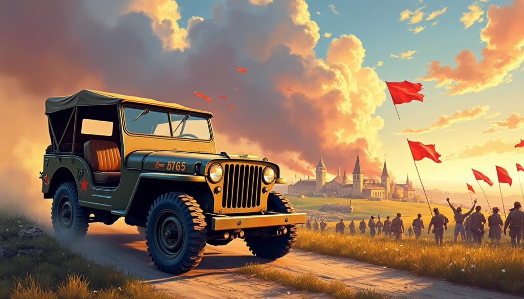 découvrez l'histoire emblématique de la jeep willys, symbole incontournable de la libération de 1945, et son impact durable sur le patrimoine militaire et culturel.