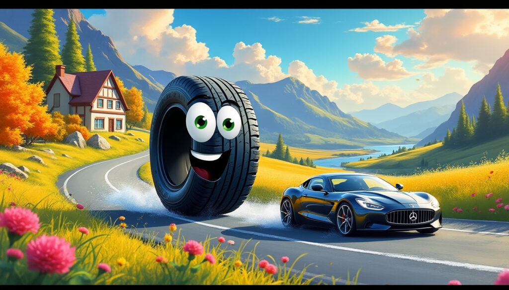 découvrez l'histoire captivante du pneu bavard lors de son voyage unique pour retrouver sa voiture, une aventure pleine de surprises et d'émotions.
