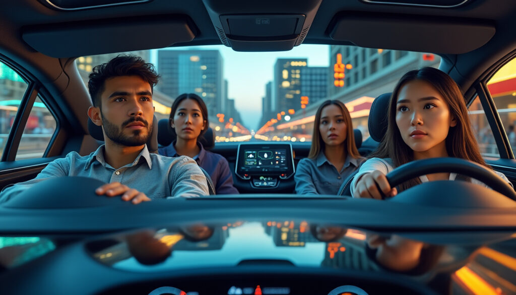 découvrez comment les conducteurs intègrent l'intelligence artificielle dans leur expérience de conduite tout en restant prudents au volant.