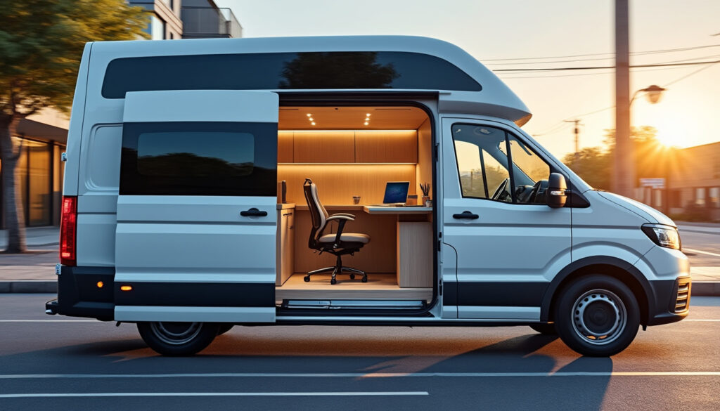 découvrez le stellantis pro one smart compact van, le fourgon intelligent qui se transforme en bureau mobile, alliant praticité et innovation pour vos déplacements professionnels.