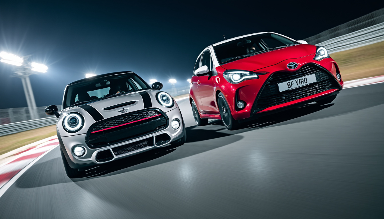 découvrez le face-à-face explosif entre la toyota gr yaris et la mini jcw, deux bombes de puissance dans la catégorie des voitures de moins de 4 mètres. performances, design et sensations garanties !