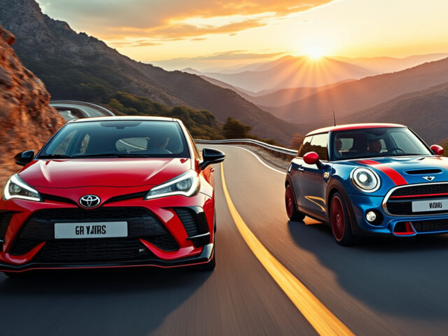 Toyota GR Yaris et MINI JCW : Duel de puissance intense dans la catégorie des moins de 4 mètres