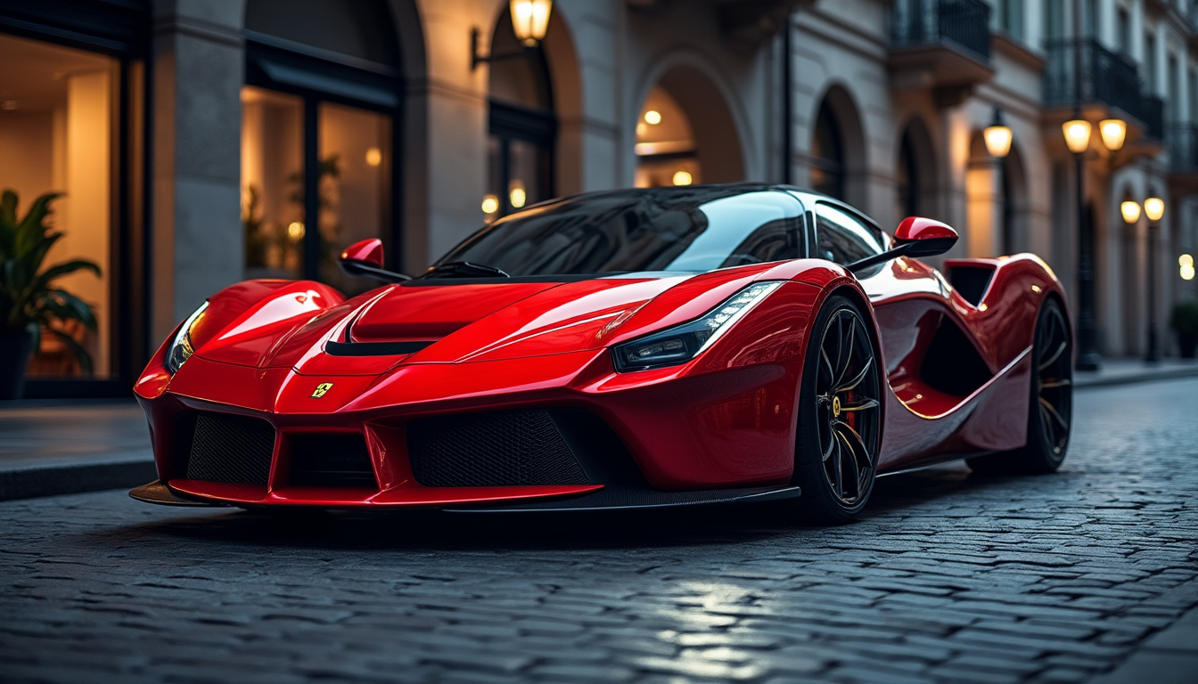 découvrez une édition inédite du purosangue, dévoilée avec éclat dans les rues emblématiques de maranello, berceau de la passion automobile.